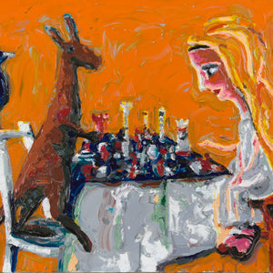 Philippe Le Miere 'Study for Alice in a game of kangaroo chess'