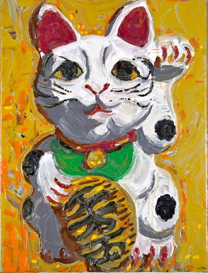 Philippe Le Miere 'Maneki Neko waving lucky cat'