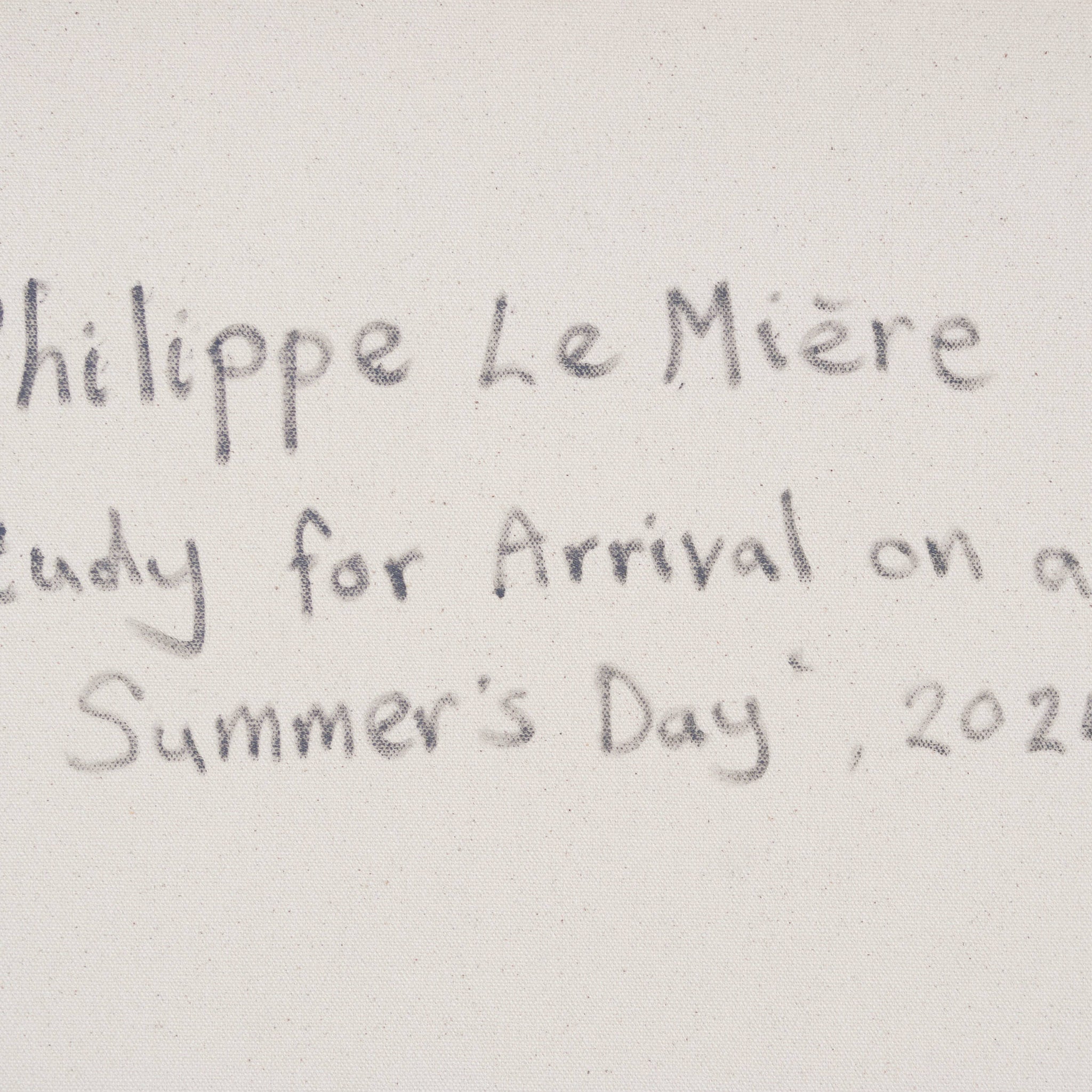 Philippe Le Miere 'Study for Arrival on a Summer's Day'