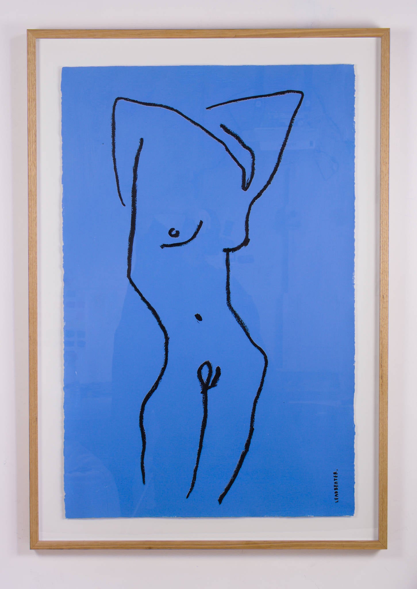 Steve Leadbeater 'Untitled' [Blue Nude] - Collected by Barbara