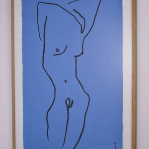 Steve Leadbeater 'Untitled' [Blue Nude] - Collected by Barbara