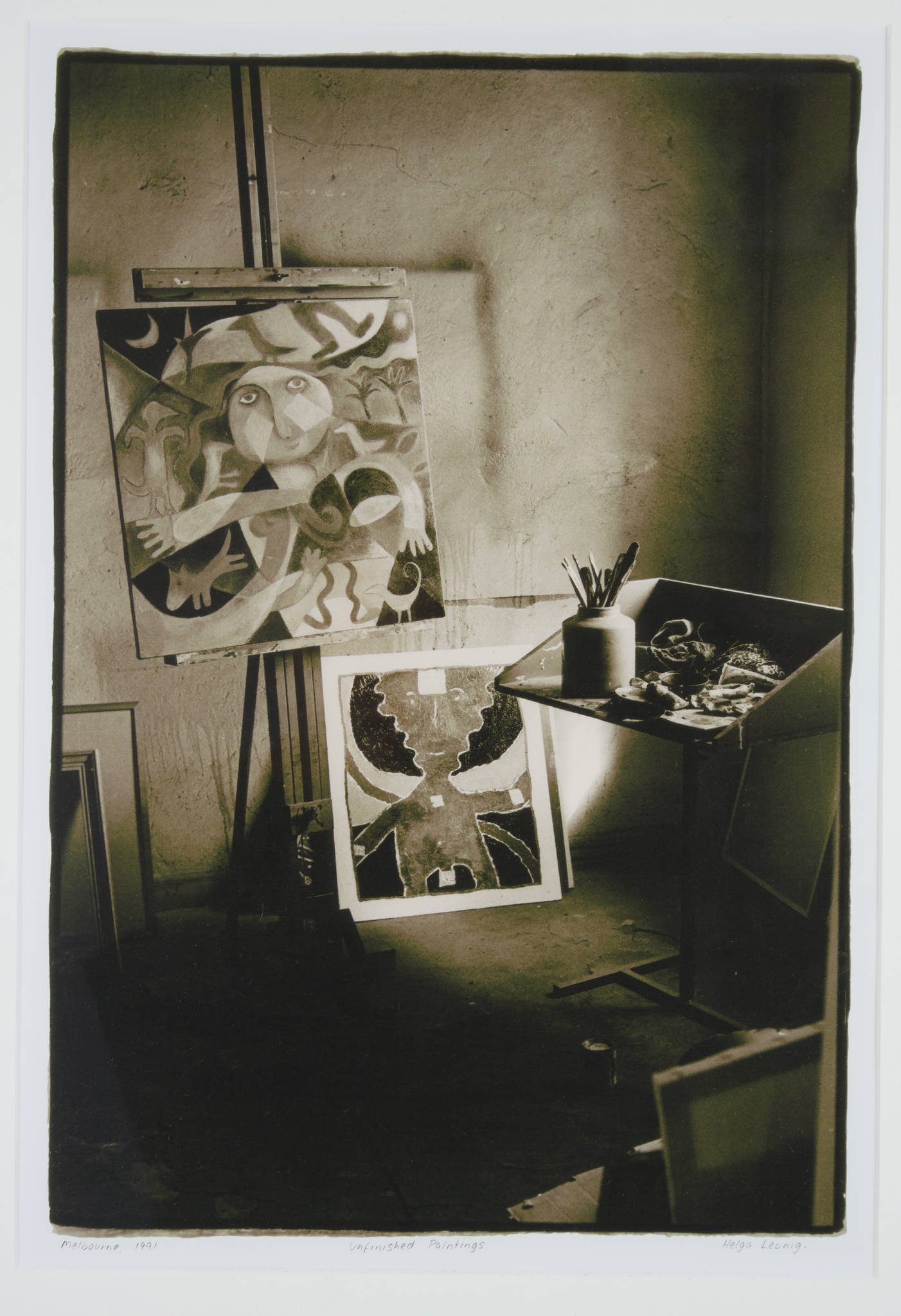 Helga Salwe 'Unfinished Paintings'