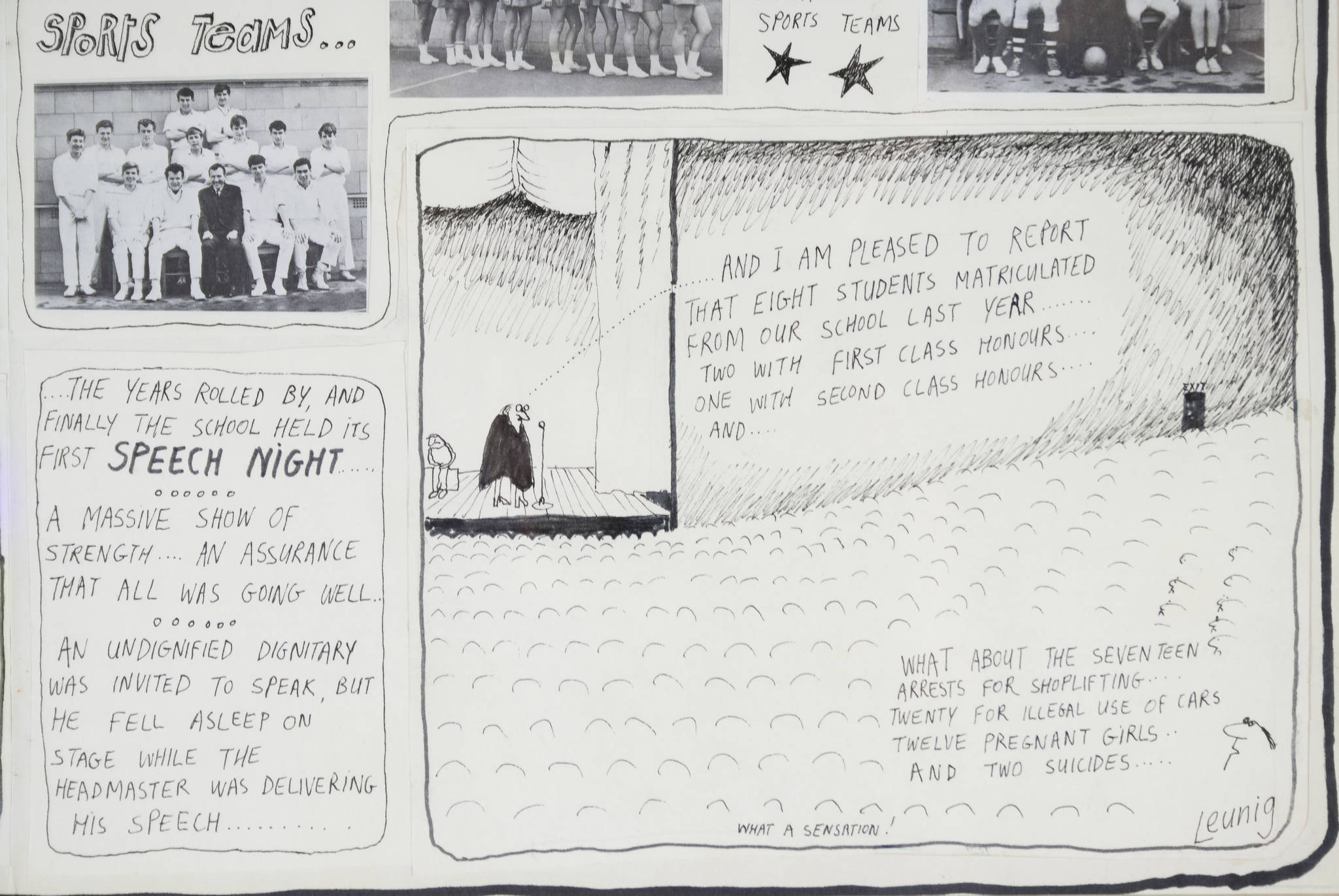 Michael Leunig 'Education Sensation...!'