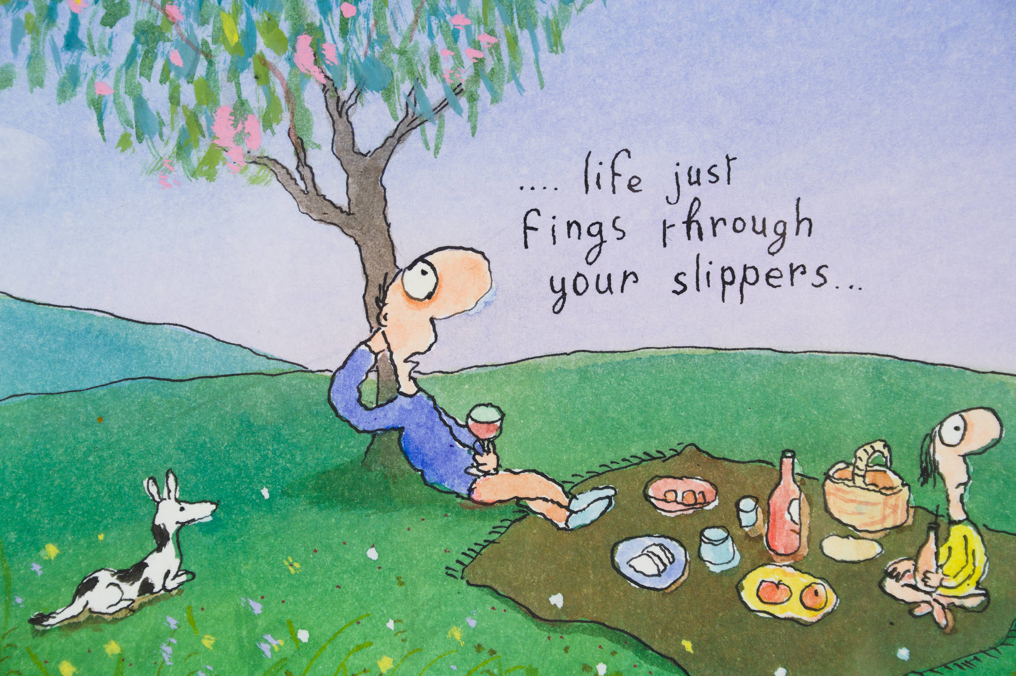 Michael Leunig '...life just fings through your slippers'