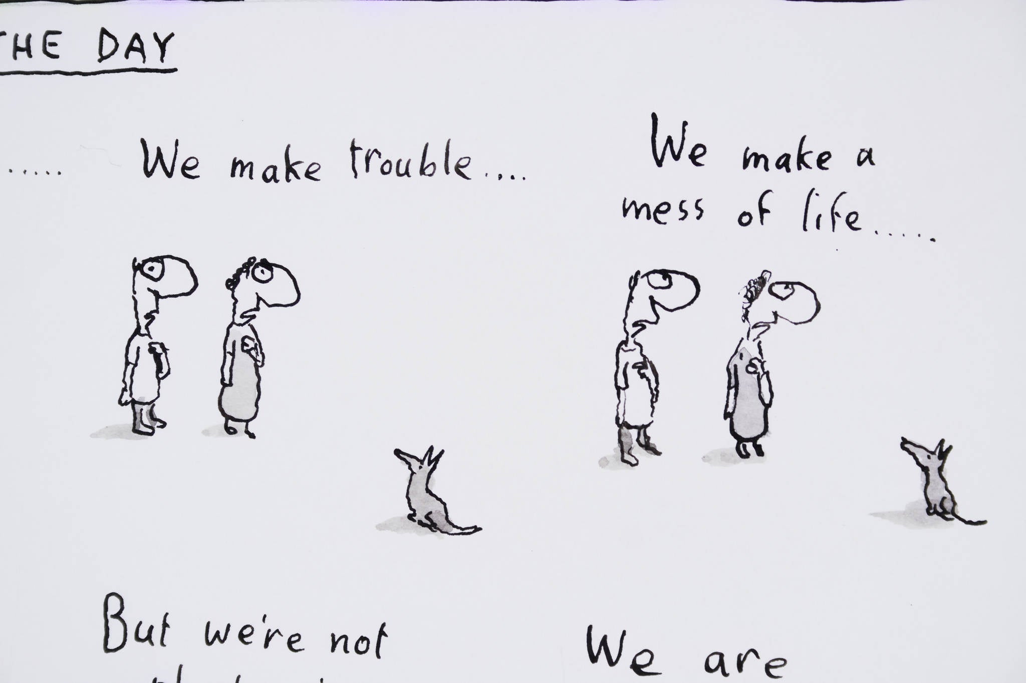 Michael Leunig 'OATH FOR THE DAY'