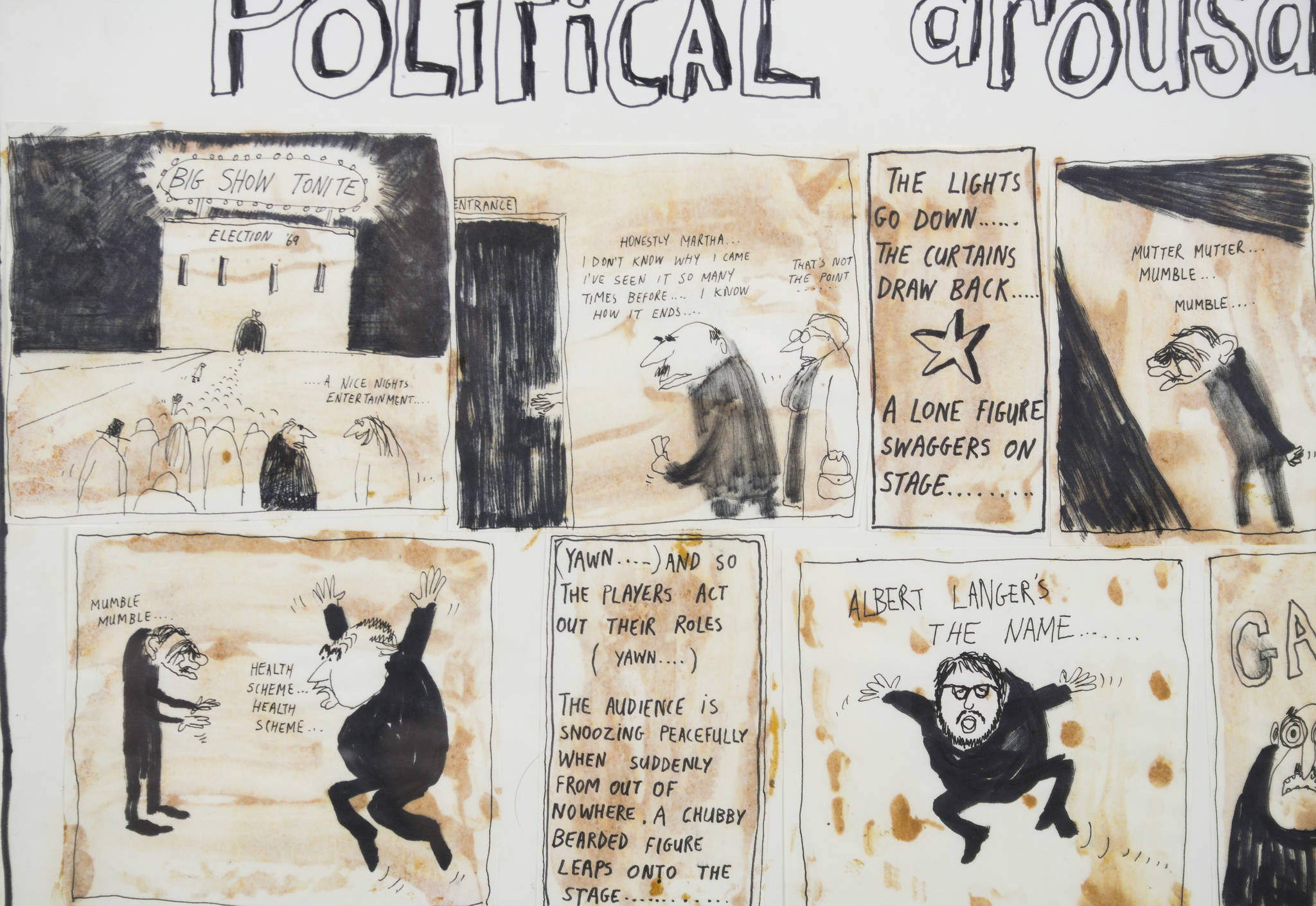 Michael Leunig 'Political arousal...anyone?'