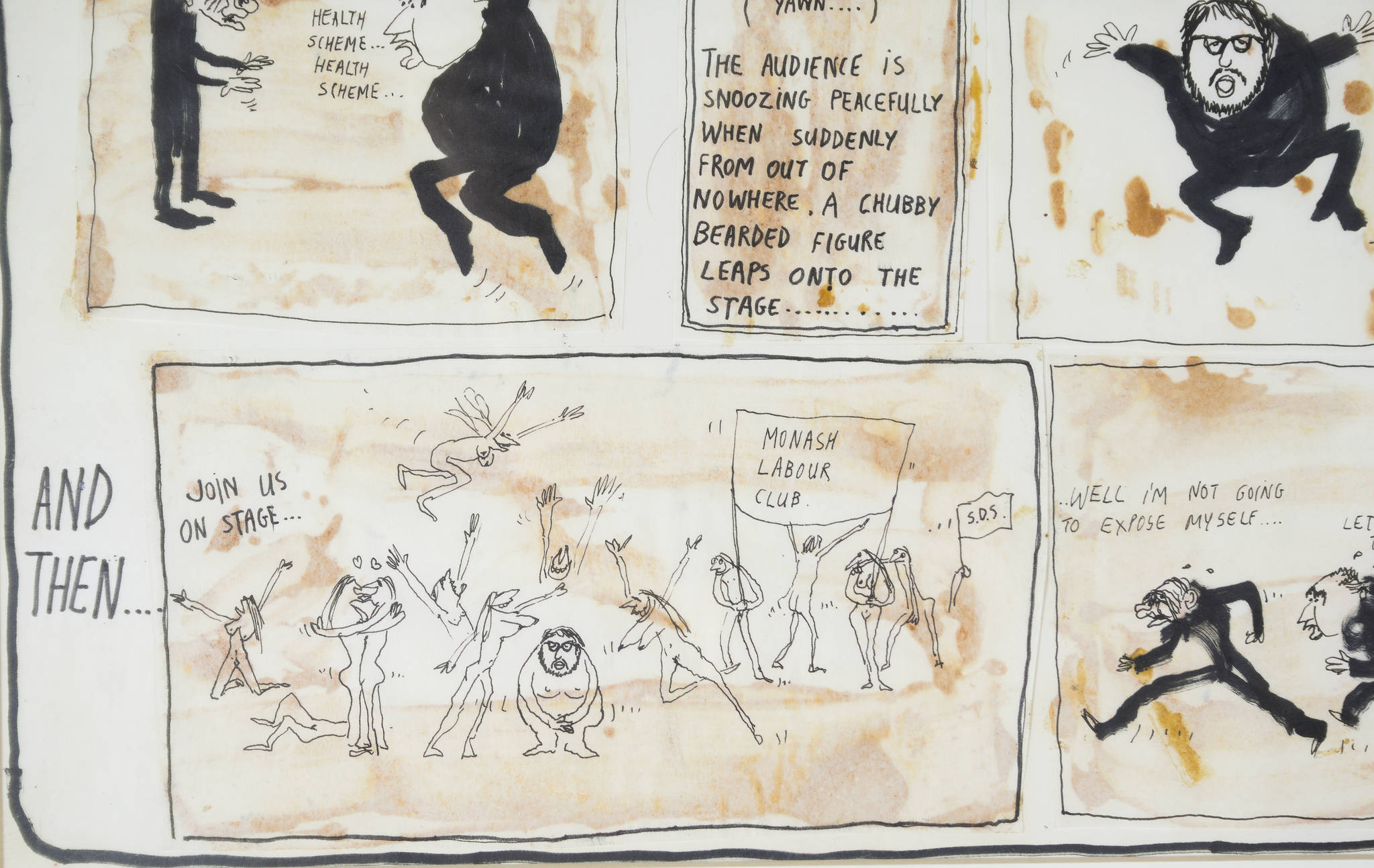 Michael Leunig 'Political arousal...anyone?'