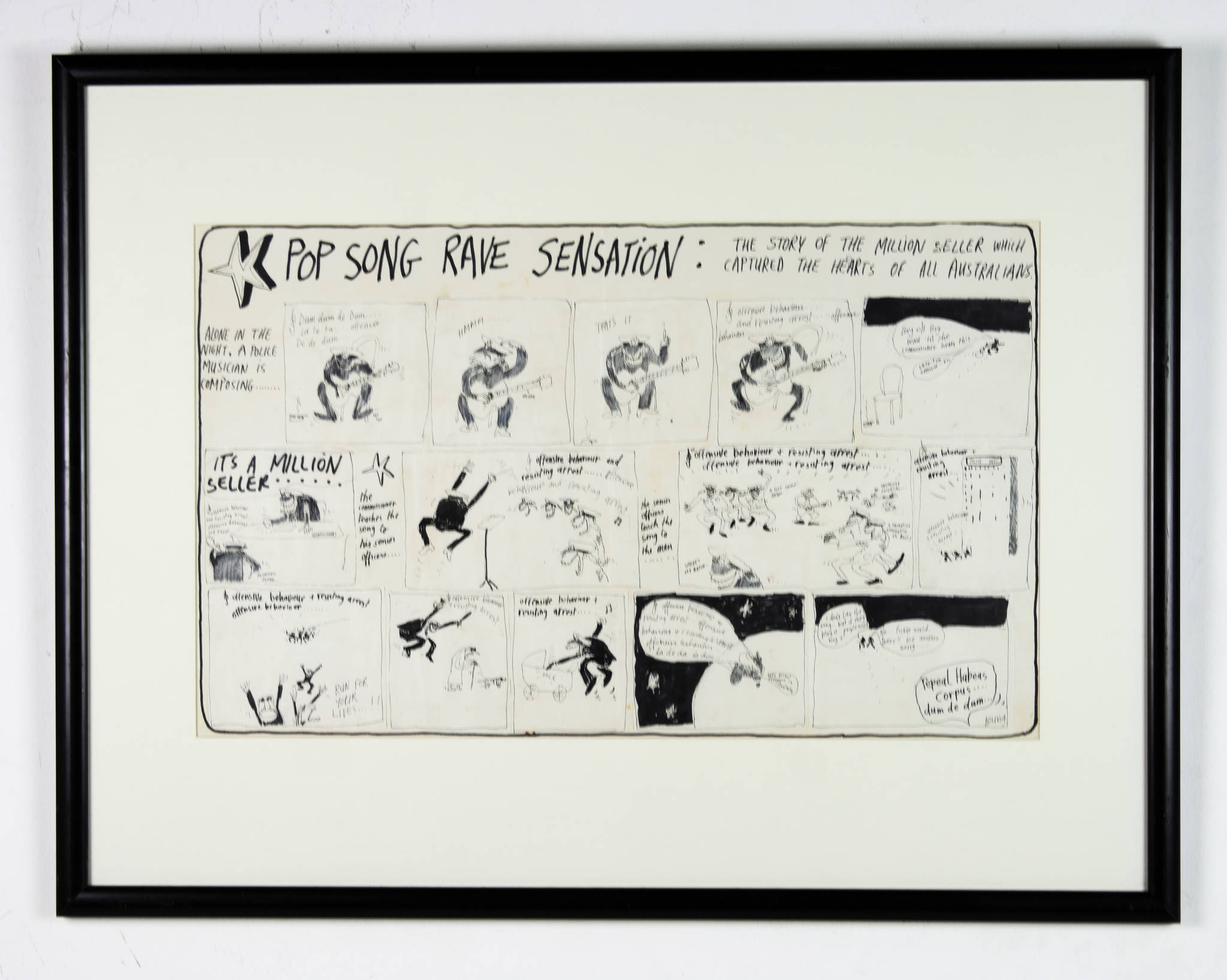 Michael Leunig 'Pop Song Rave Sensation'