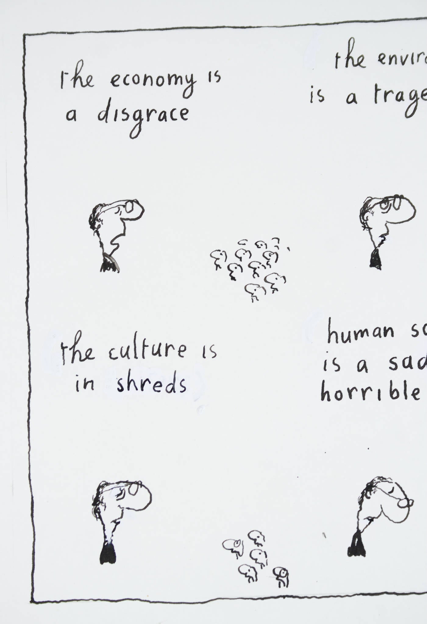 Michael Leunig 'Untitled (Read all about it)'