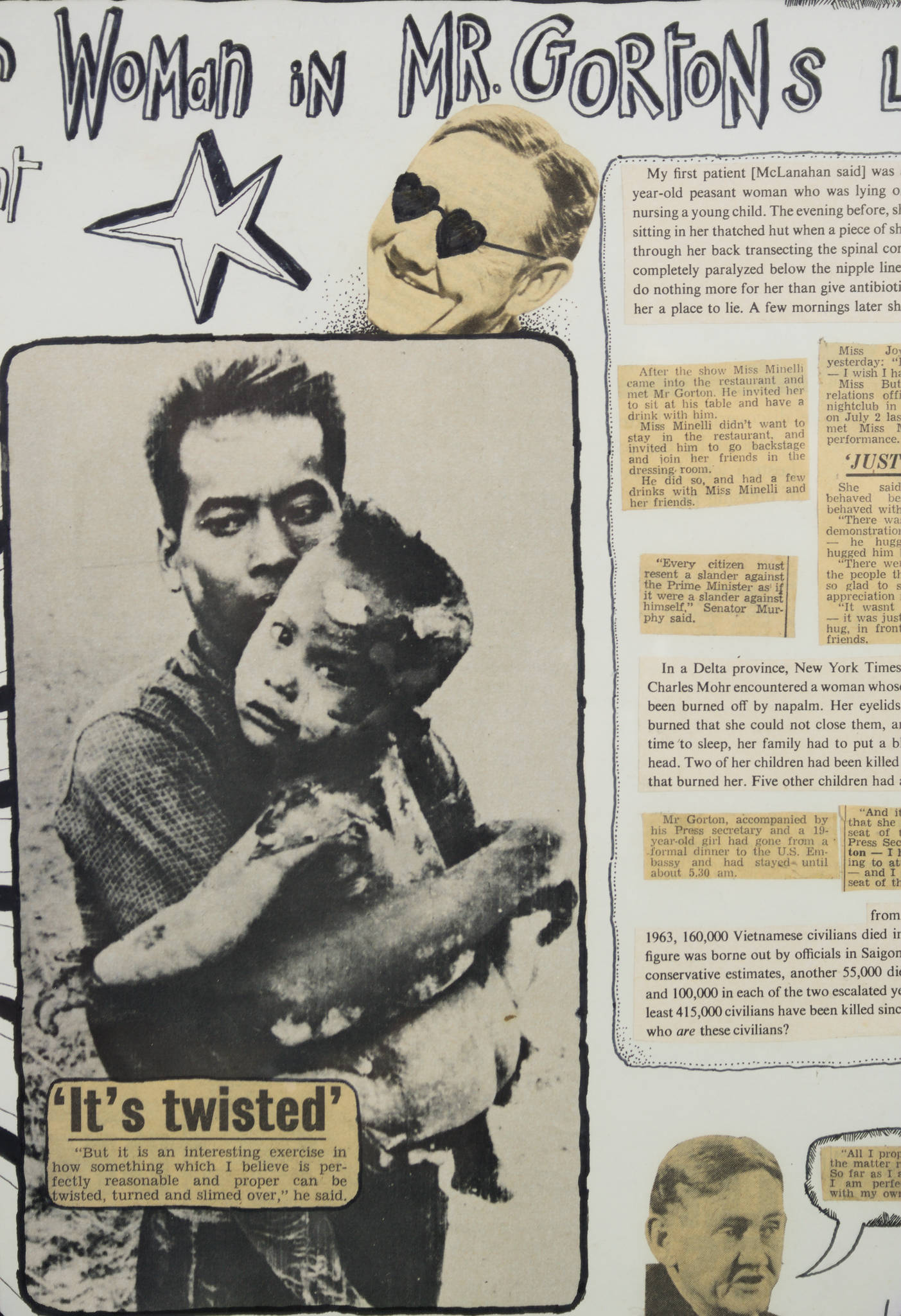 Michael Leunig 'Untitled (The other woman)'