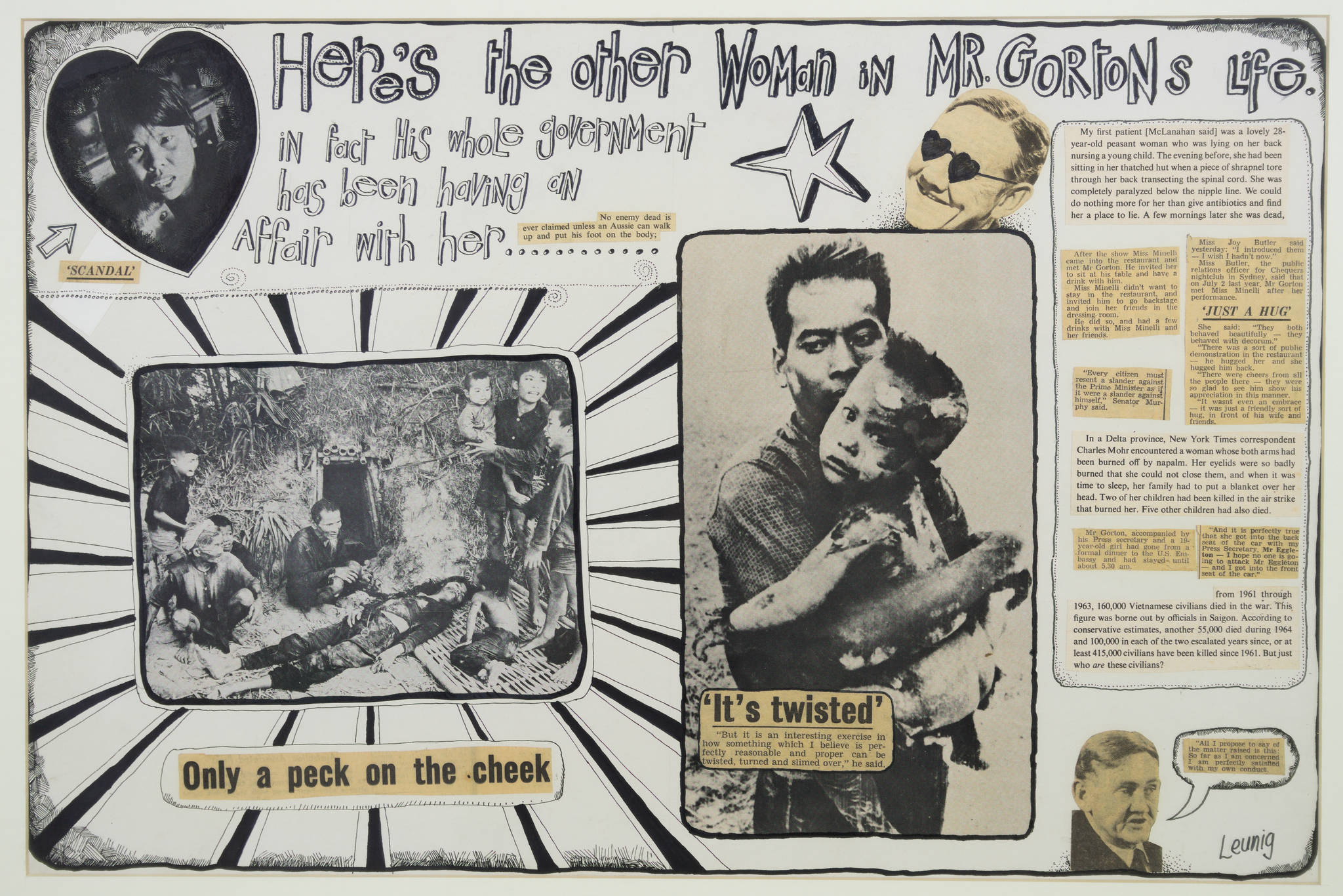 Michael Leunig 'Untitled (The other woman)'