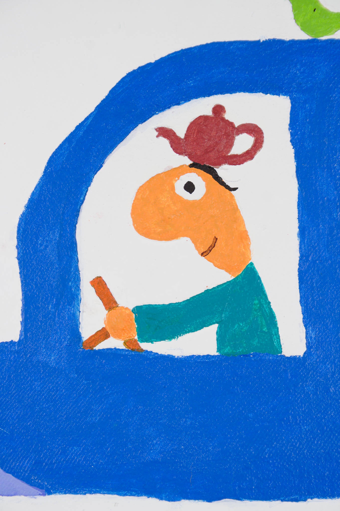 Michael Leunig 'Untitled (Blue Car)' - on hold