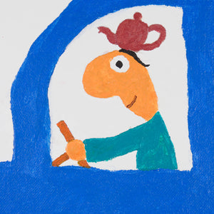Michael Leunig 'Untitled (Blue Car)' - on hold