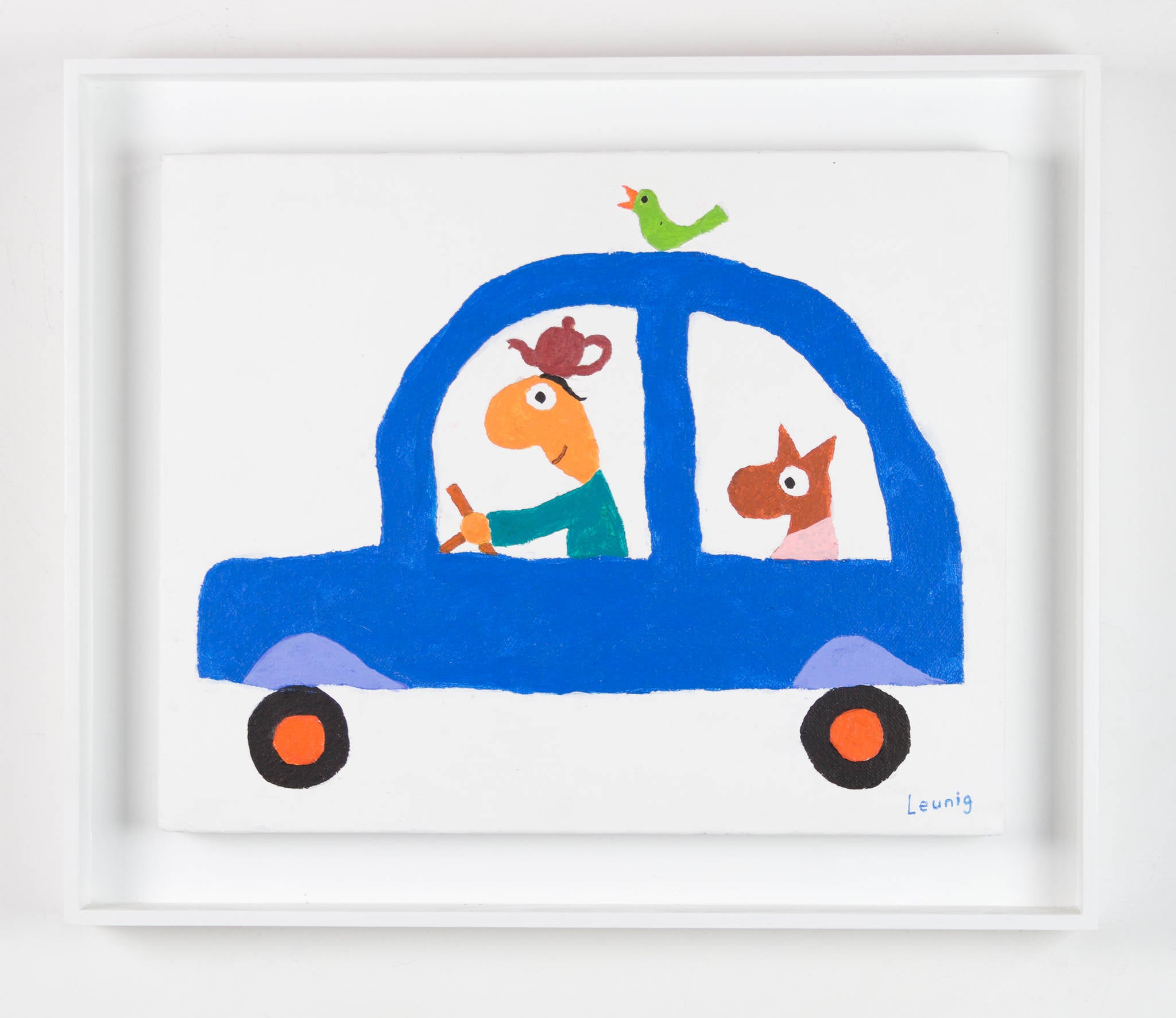 Michael Leunig 'Untitled (Blue Car)' - on hold