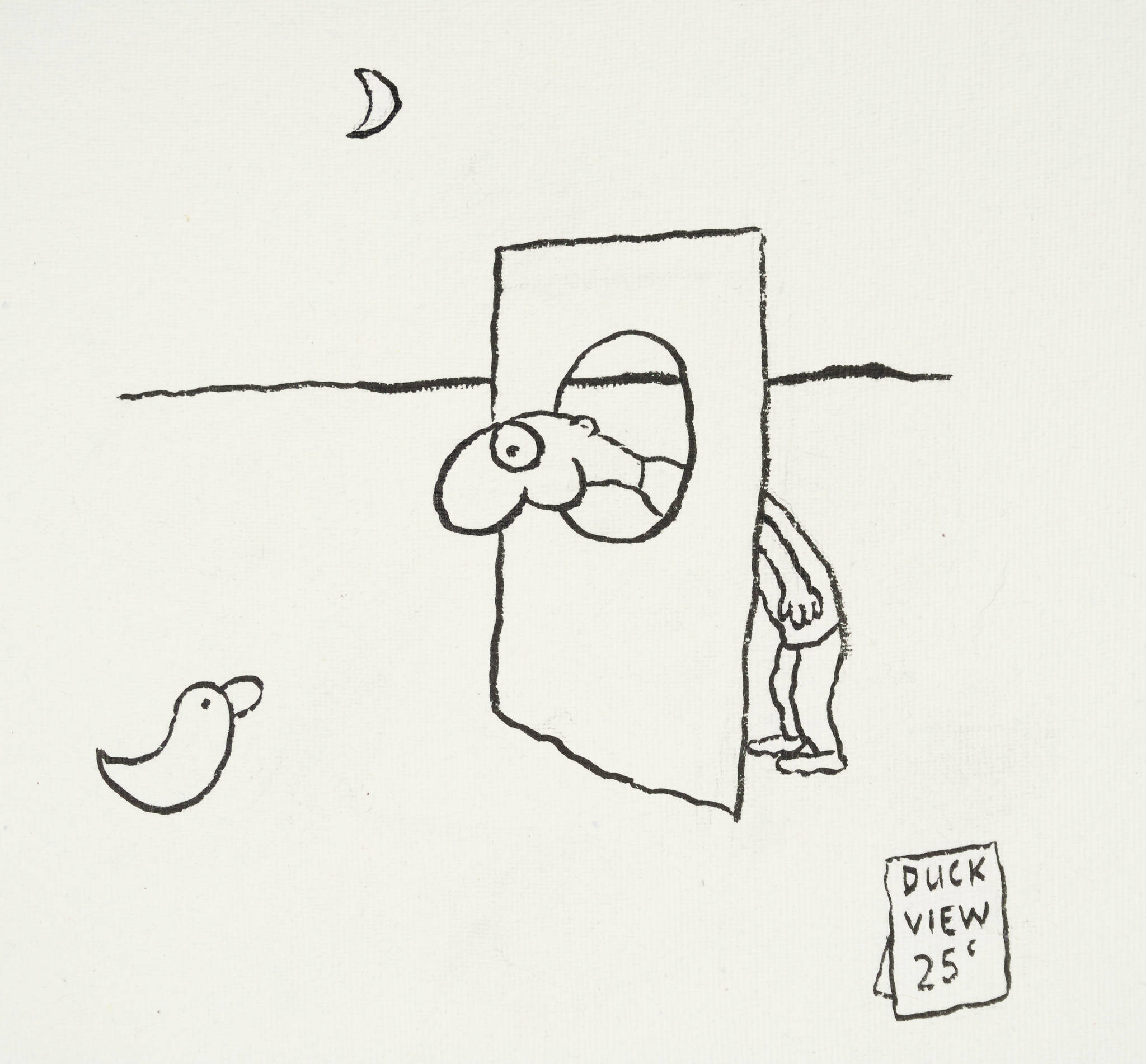 Michael Leunig 'Untitled (Duck View)'