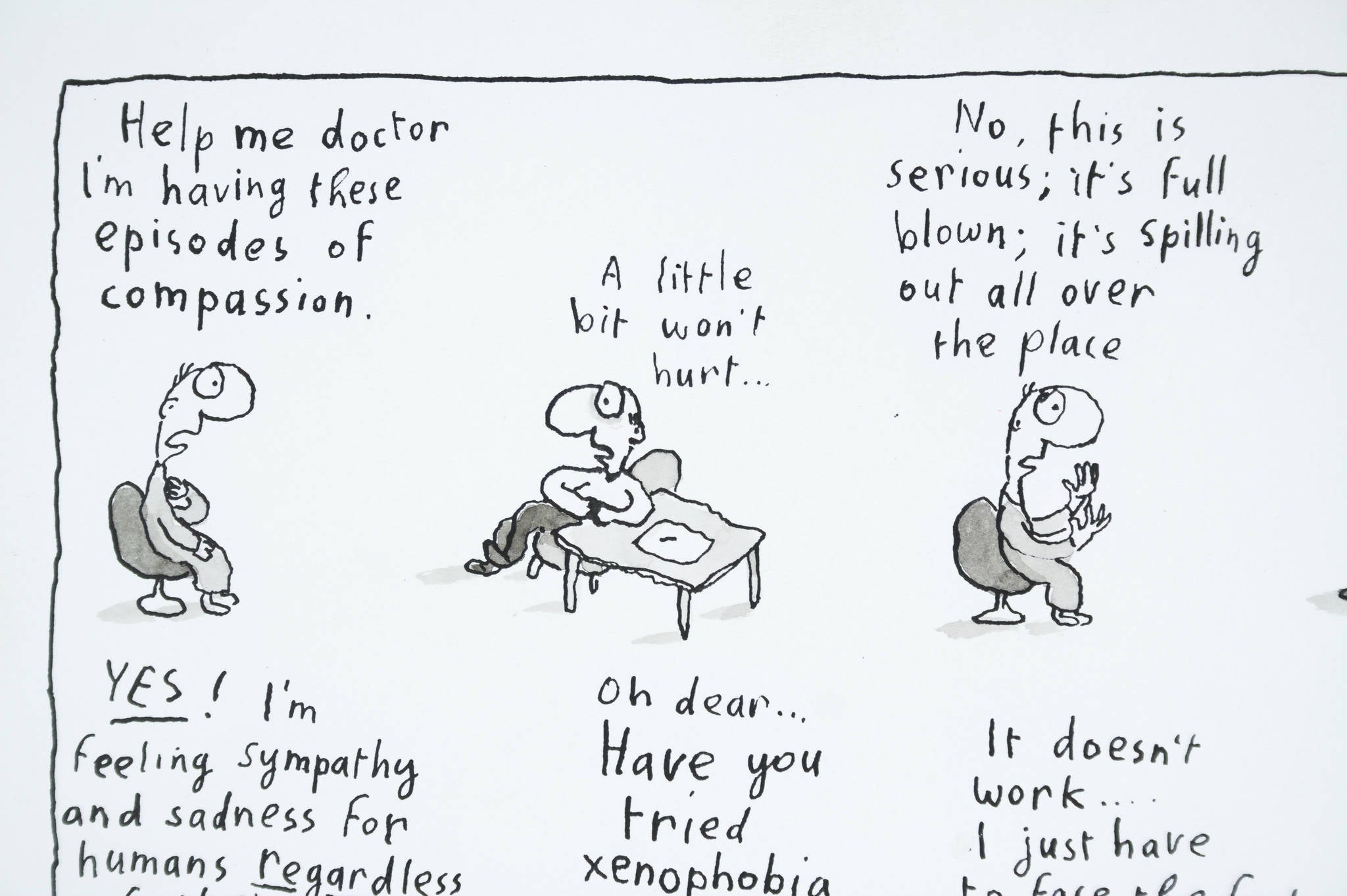 Michael Leunig 'Untitled (Episodes of Compassion)'