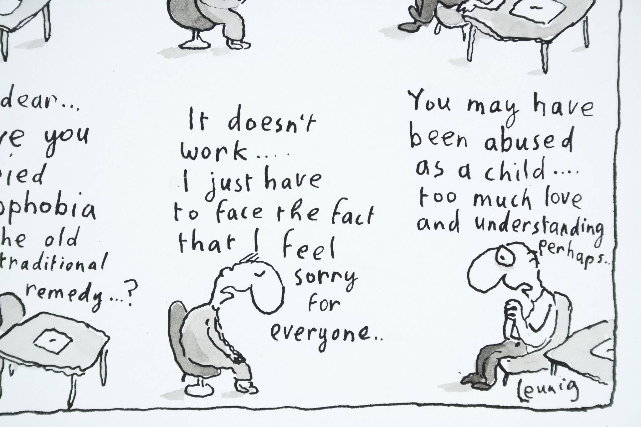 Michael Leunig 'Untitled (Episodes of Compassion)'