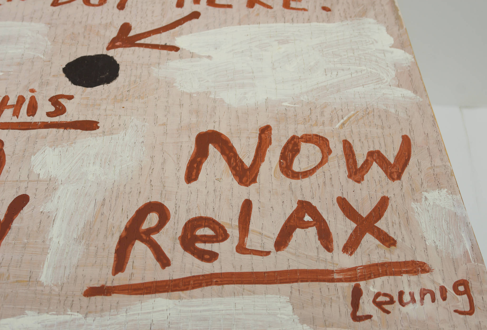 Michael Leunig 'Untitled (How To Sit In This Chair)'