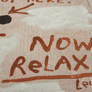 Michael Leunig 'Untitled (How To Sit In This Chair)'
