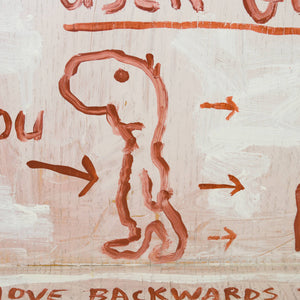Michael Leunig 'Untitled (How To Sit In This Chair)'