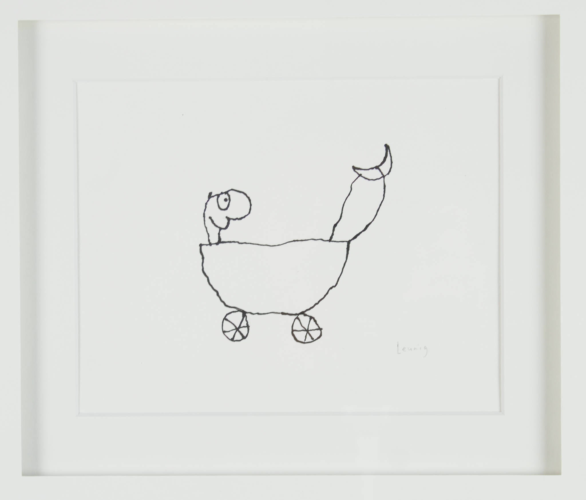 Michael Leunig 'Untitled (Moon Buggy)'