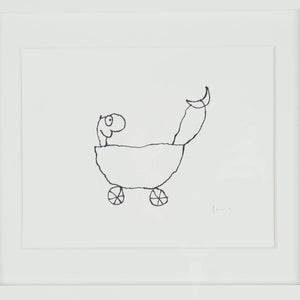 Michael Leunig 'Untitled (Moon Buggy)'