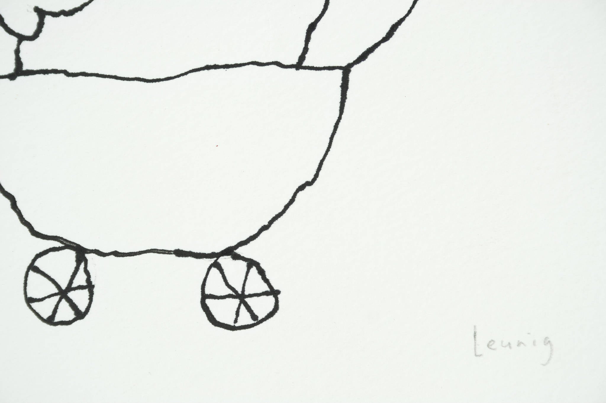 Michael Leunig 'Untitled (Moon Buggy)'