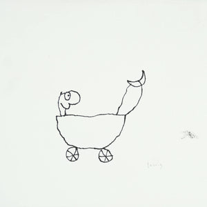 Michael Leunig 'Untitled (Moon Buggy)'