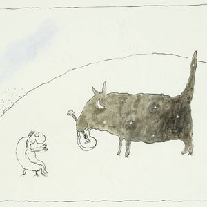 Michael Leunig 'Untitled (Moonlight Serenade)'