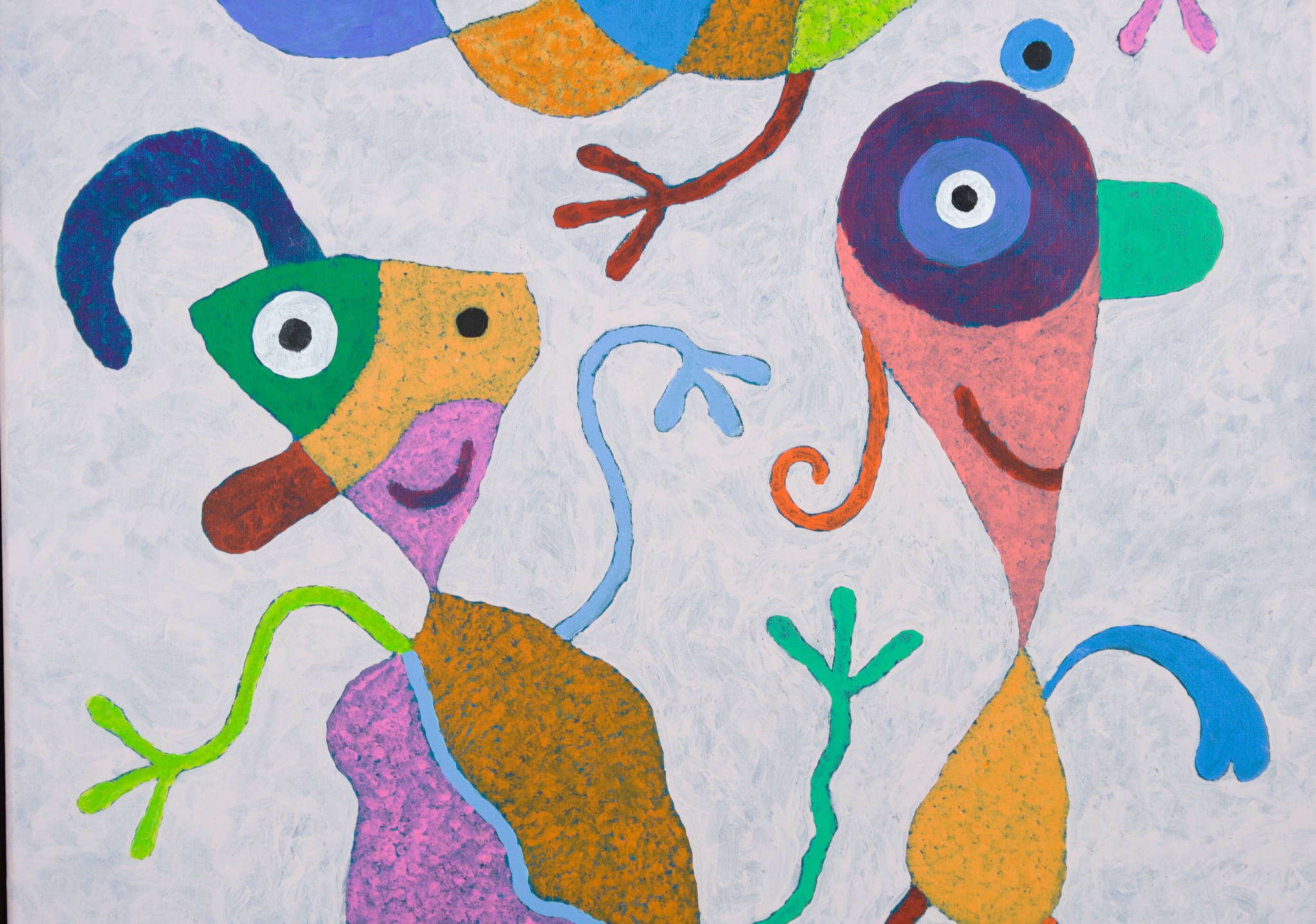 Michael Leunig 'Untitled (Rhythmic birds and figures)'