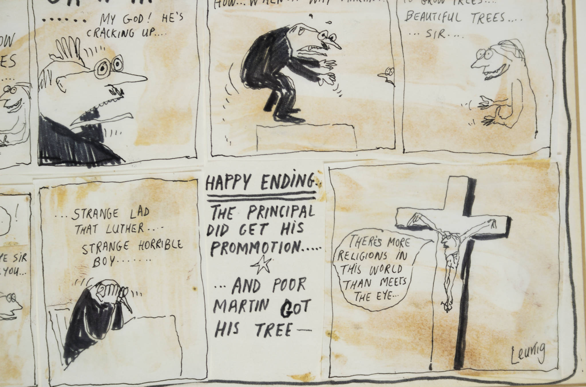 Michael Leunig 'Untitled (State Schools and Religious Schools)'