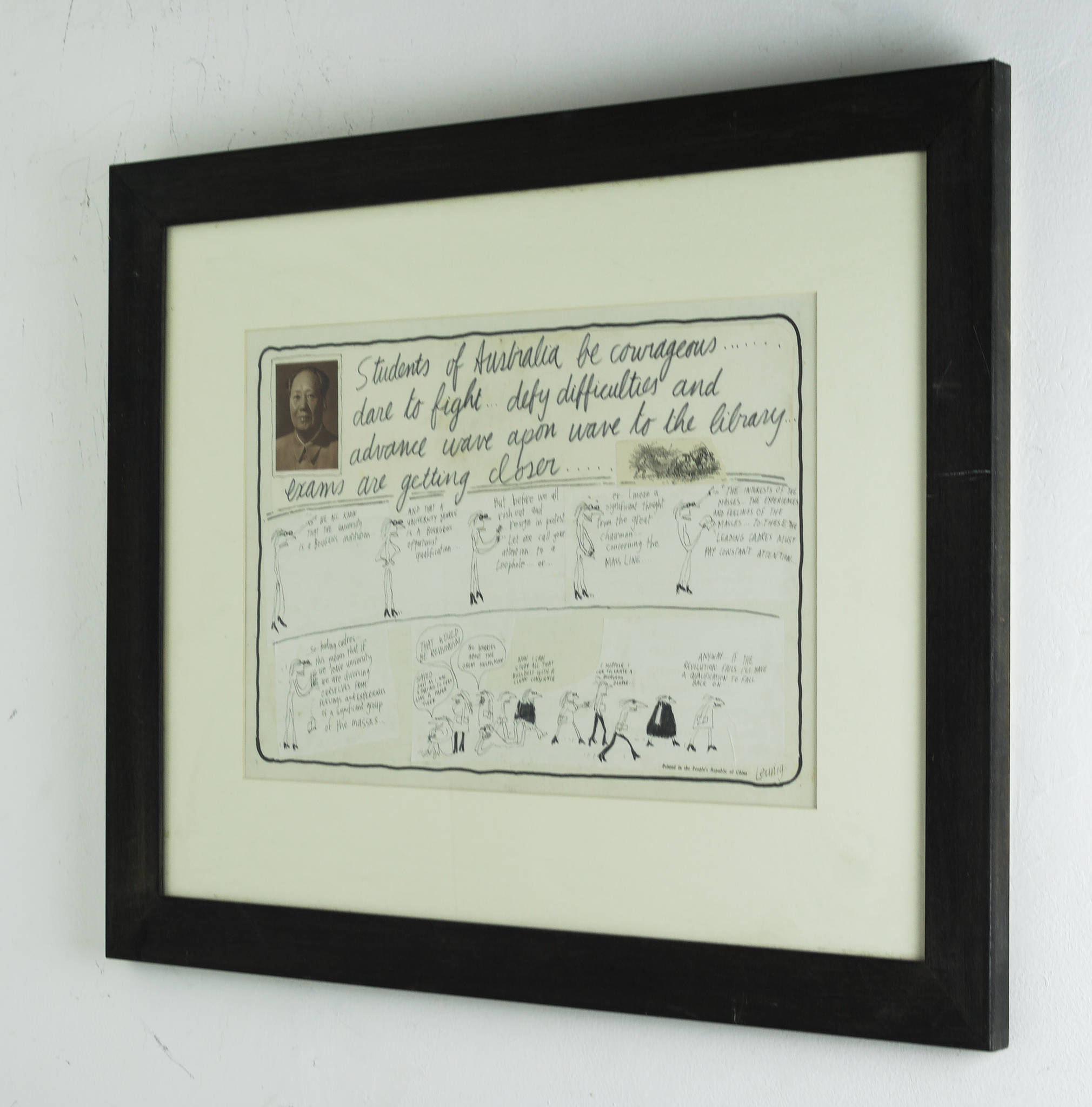 Michael Leunig 'Untitled (Students of Australia)'