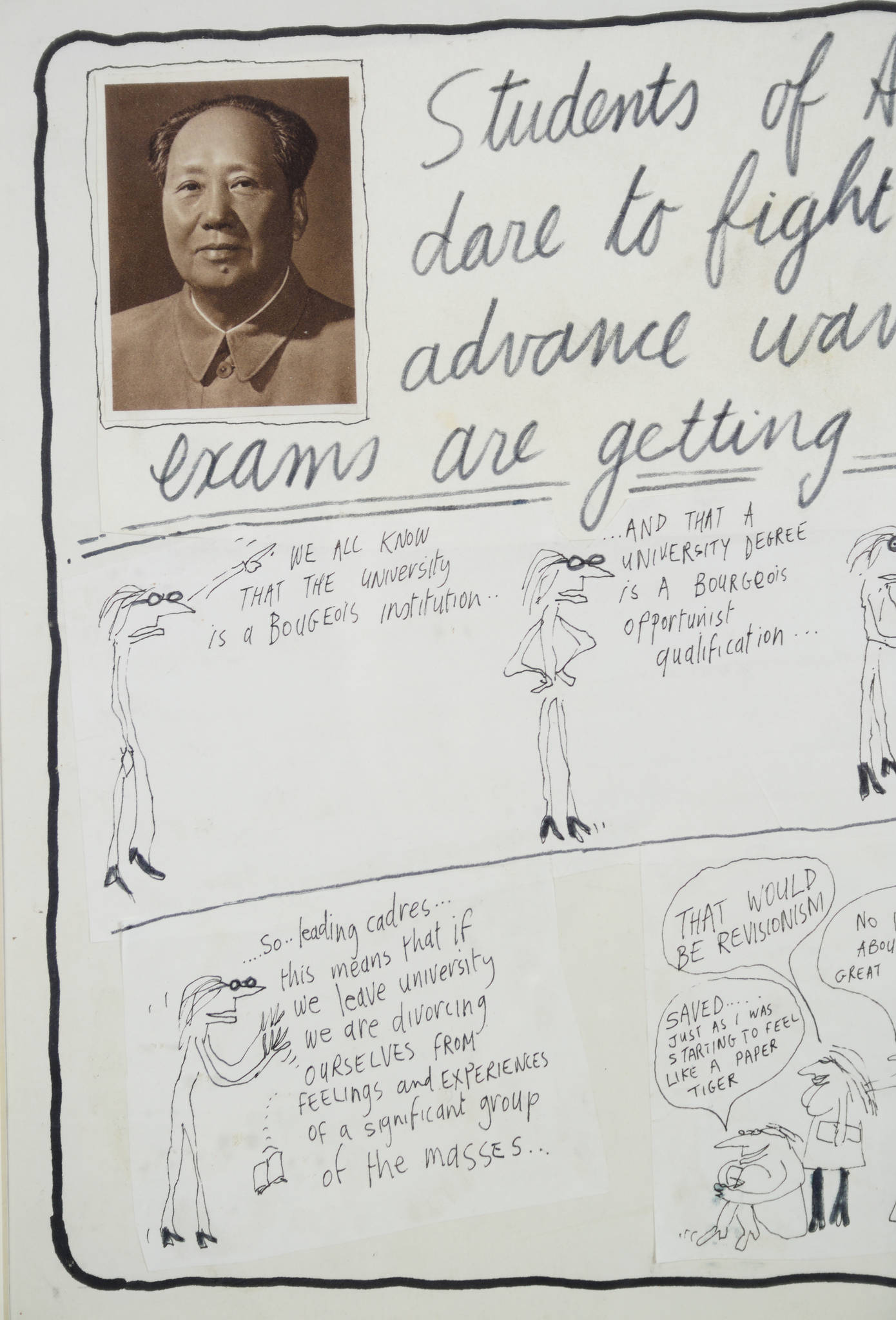 Michael Leunig 'Untitled (Students of Australia)'