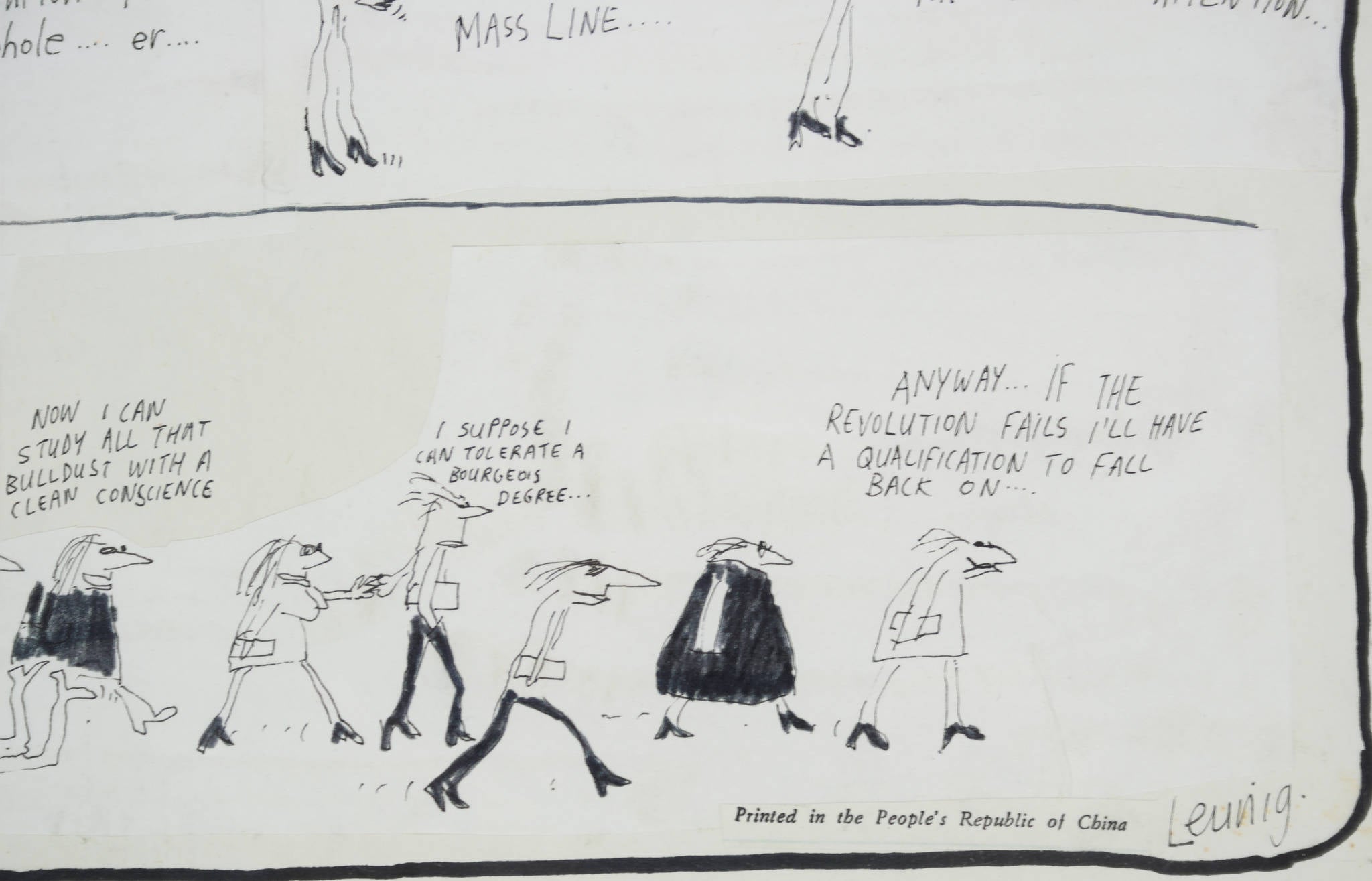 Michael Leunig 'Untitled (Students of Australia)'