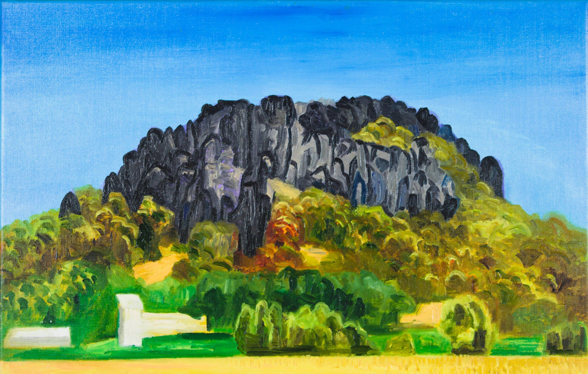 Jeffrey Makin 'Hanging Rock – Morning'