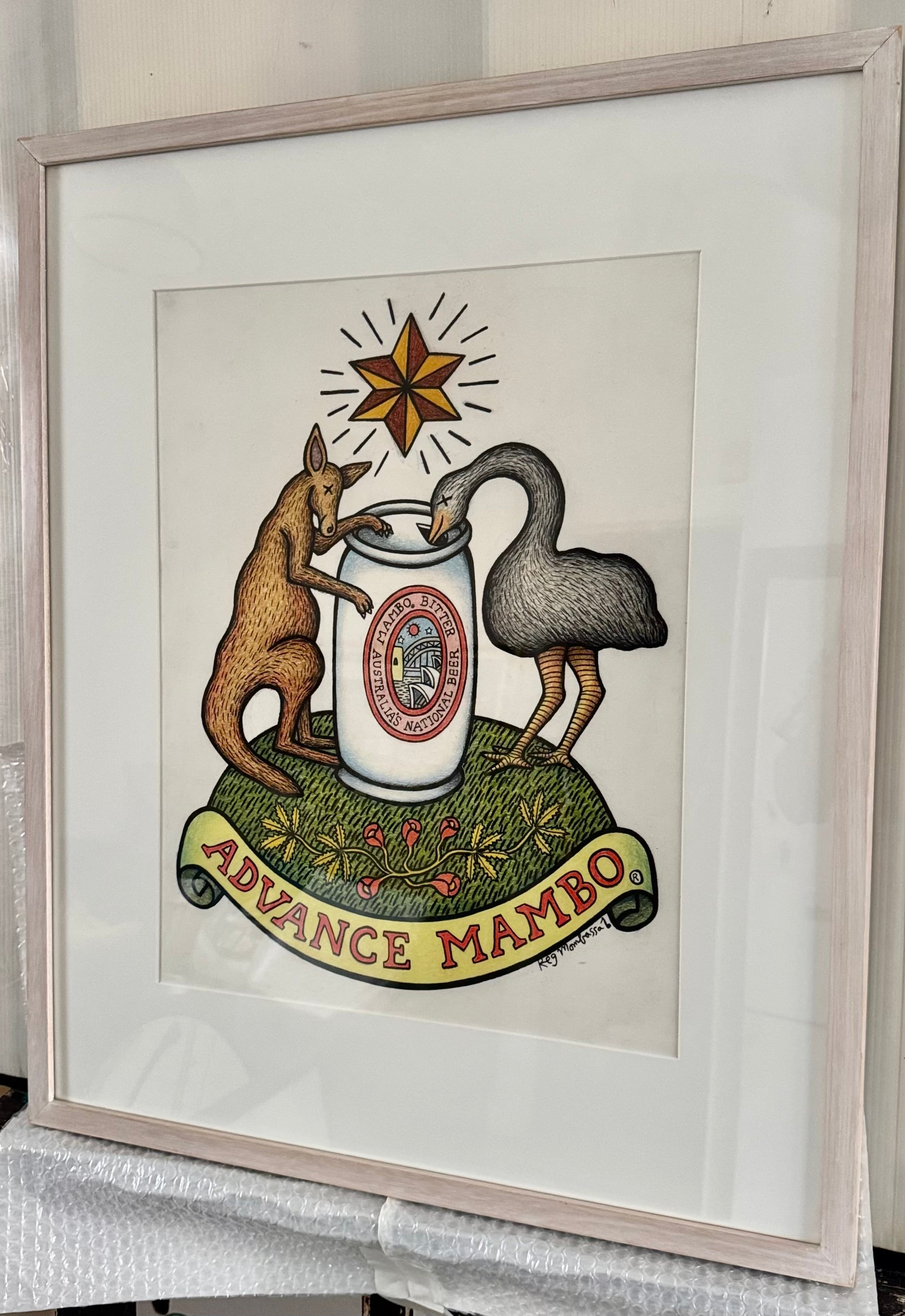 Reg Mombassa 'Advance Mambo' – Art and Collectors