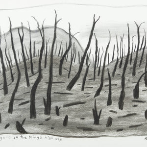 Reg Mombassa 'Burnt gums on the King's highway'