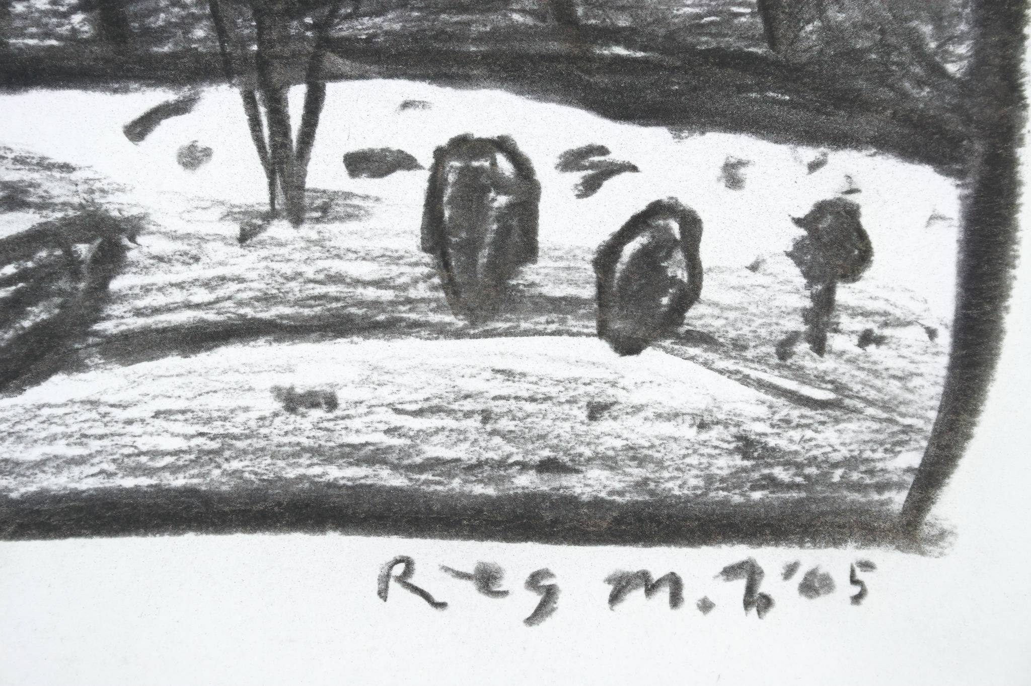 Reg Mombassa 'Ridgeline from Finke Two Mile'