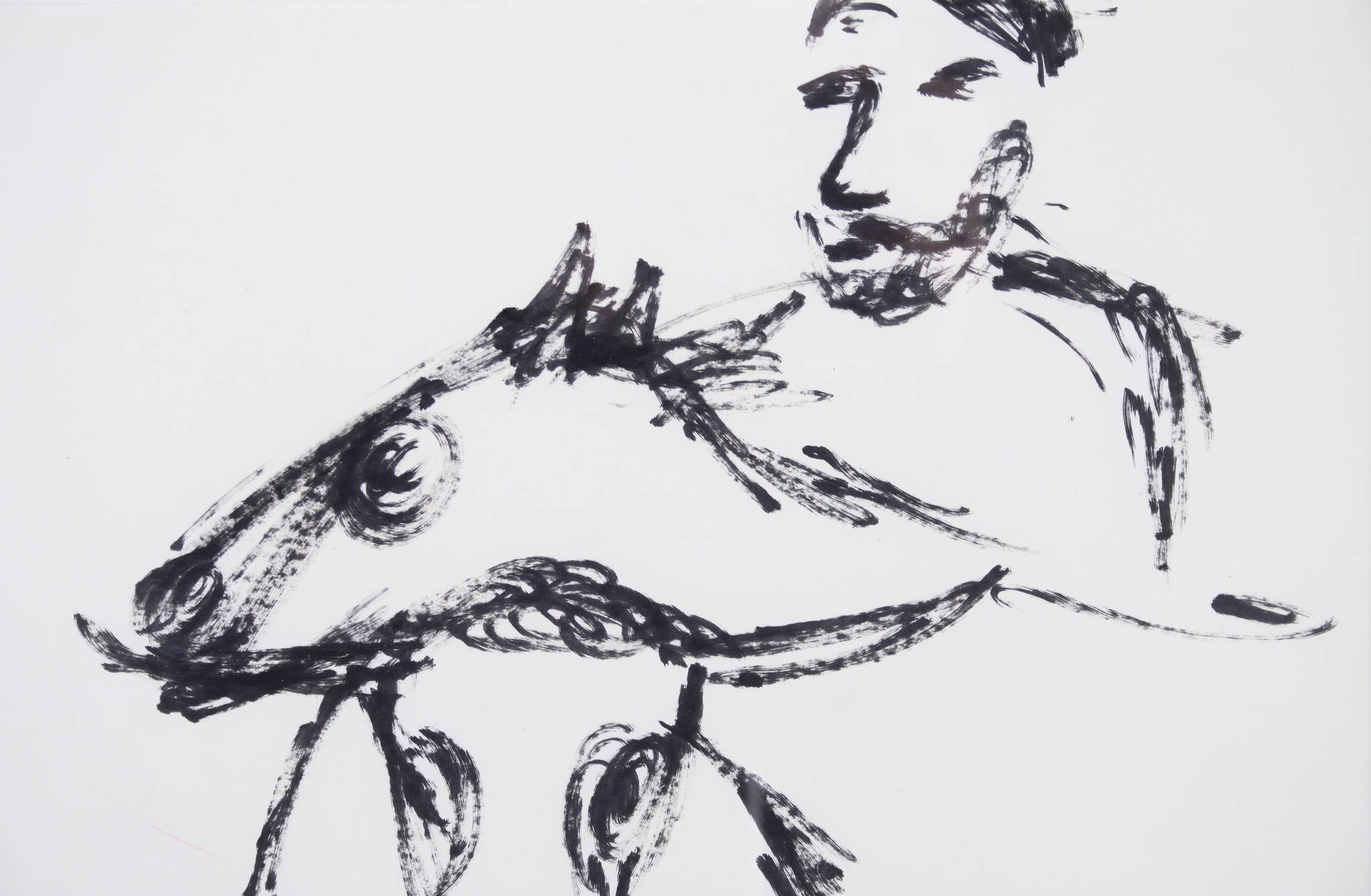 Sidney Nolan 'Kelly Bulldogging'
