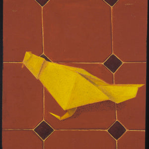 Adam Nudelman 'Untitled (Yellow Origami Bird)'