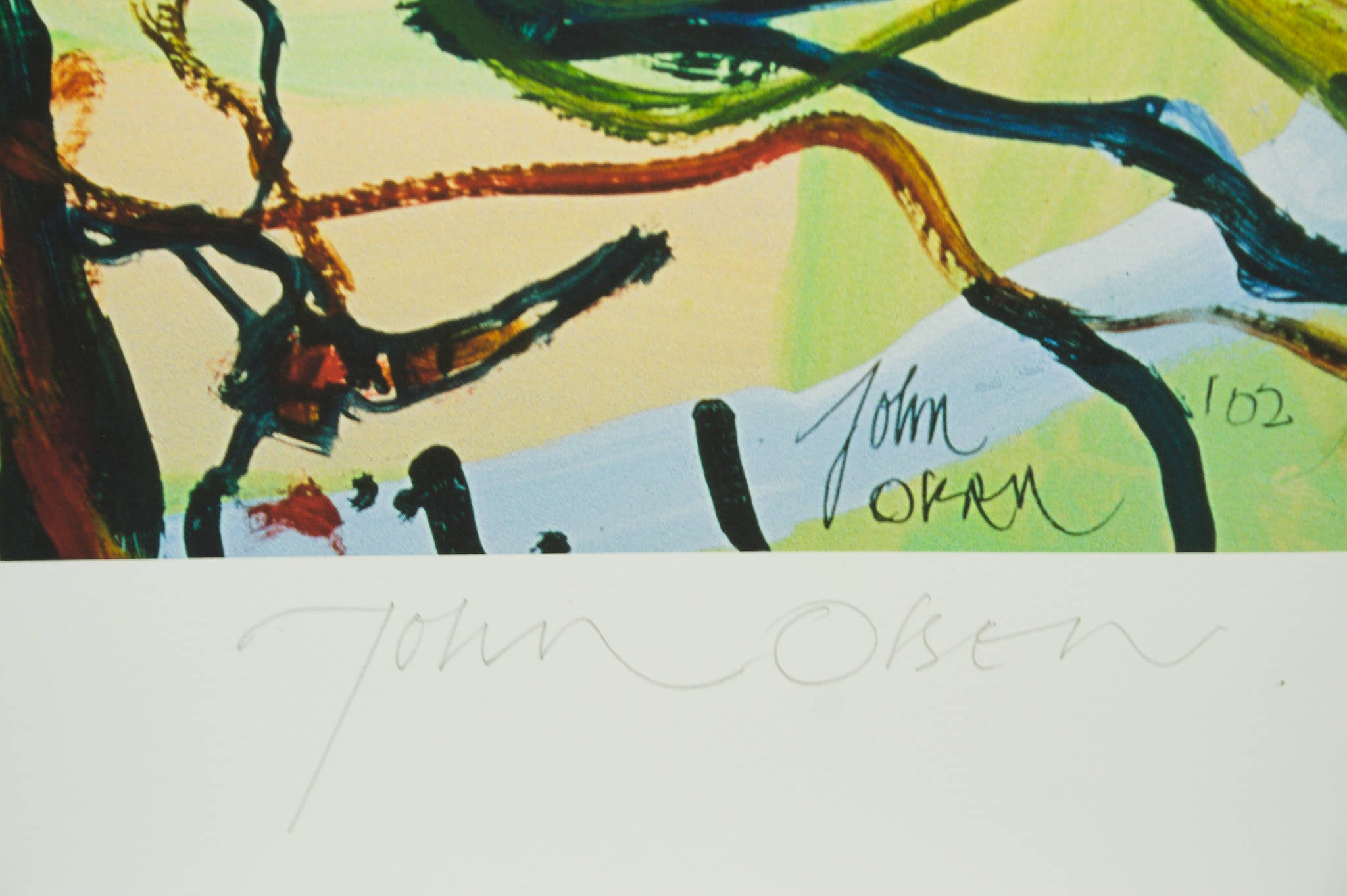 John Olsen 'After Chardin (The Skate)'