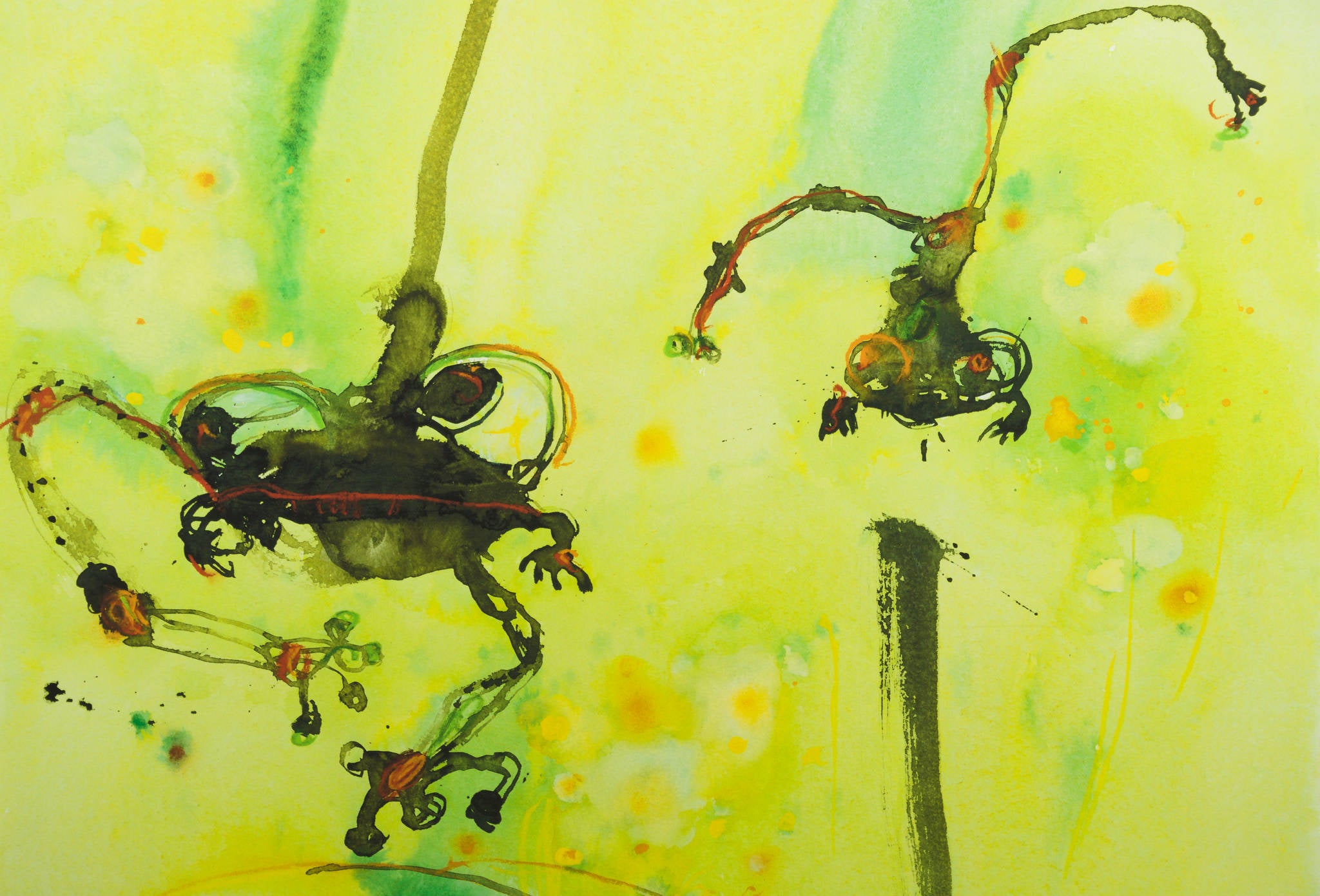 John Olsen 'Big Frog & Little Frog'