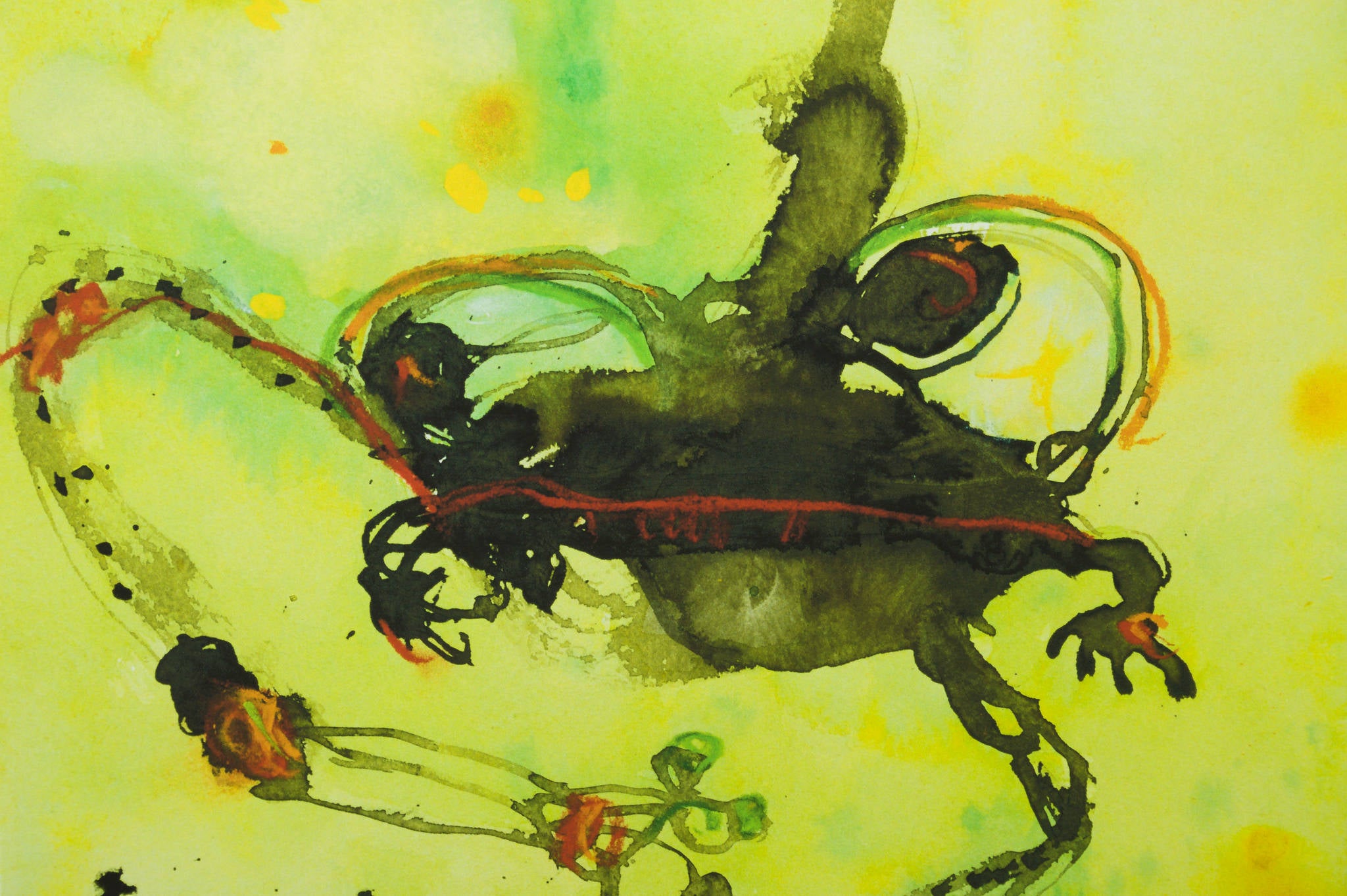 John Olsen 'Big Frog & Little Frog'