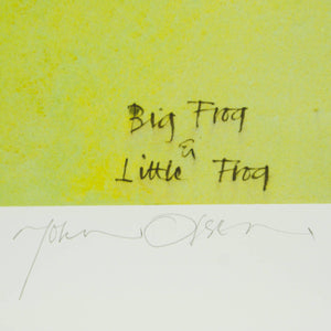 John Olsen 'Big Frog & Little Frog'