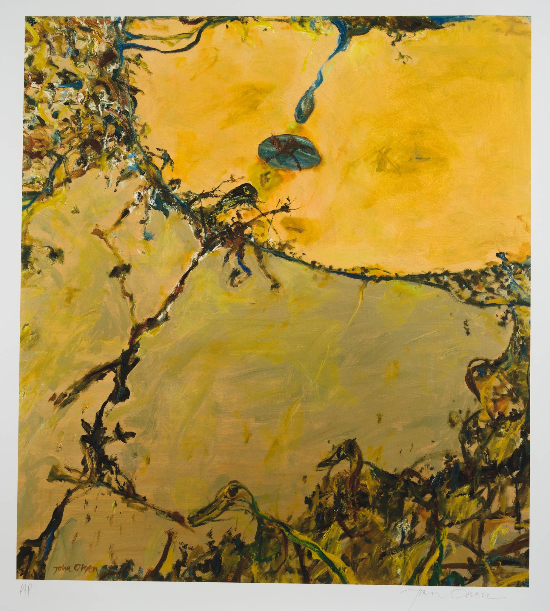 John Olsen 'Leaping Frog'