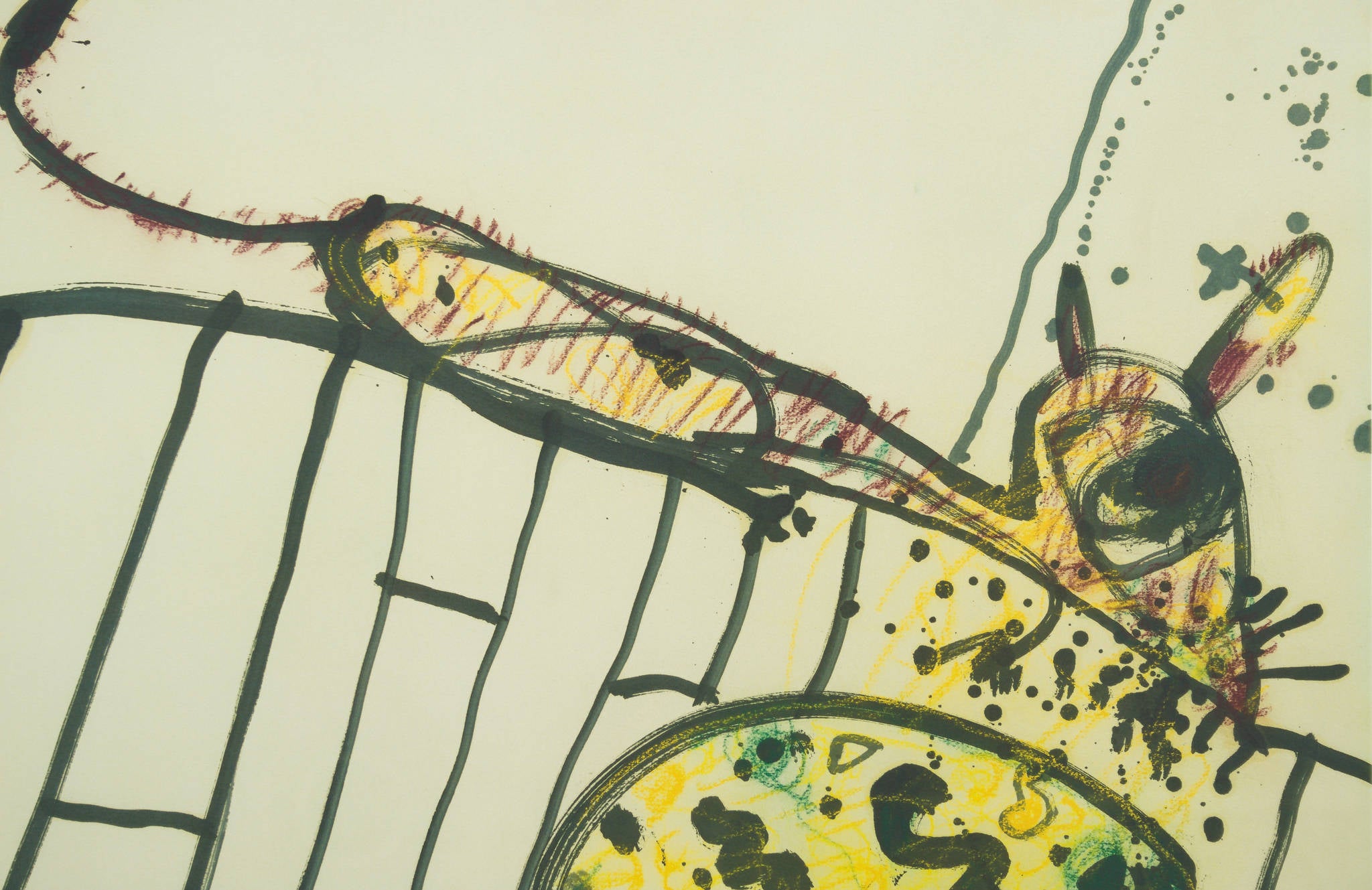 John Olsen 'Mouse and Gorgonzola' – Art and Collectors