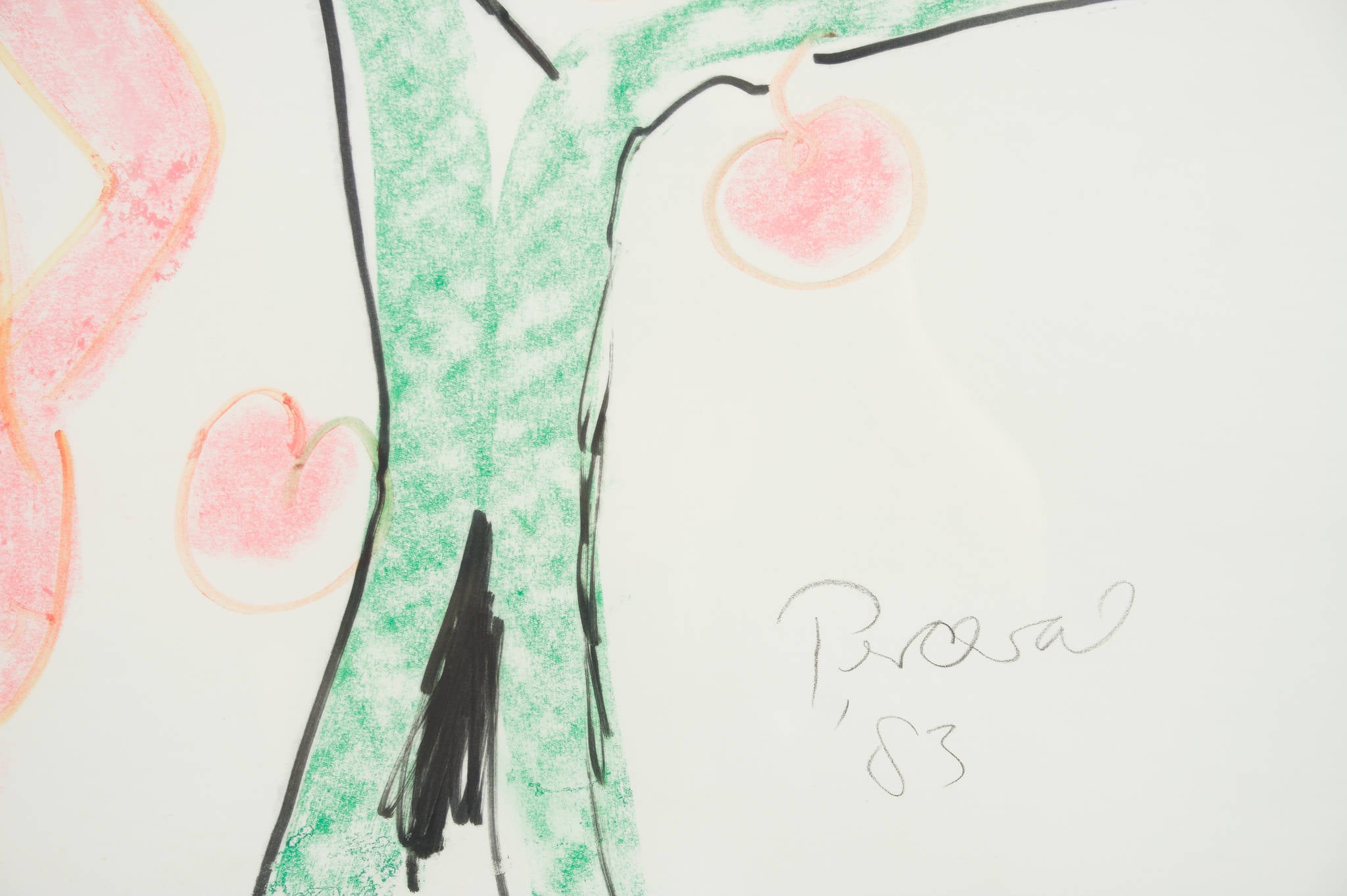 John Perceval 'Nude Figure with Cherry Tree'