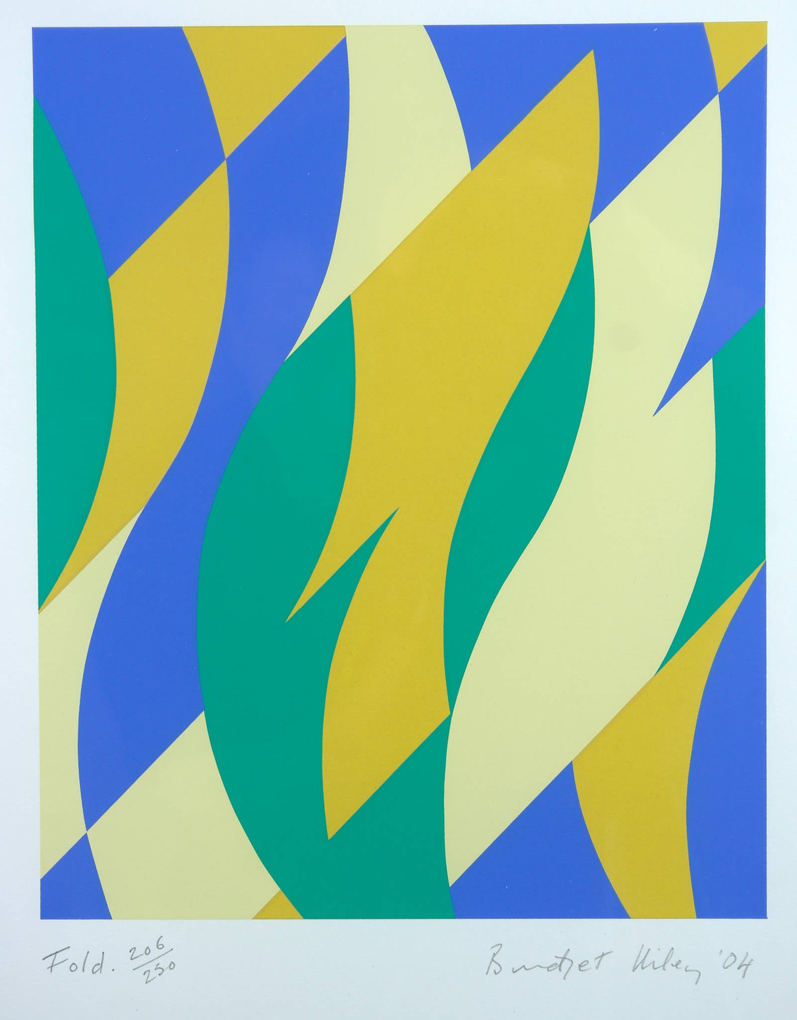 Bridget Riley 'Fold'