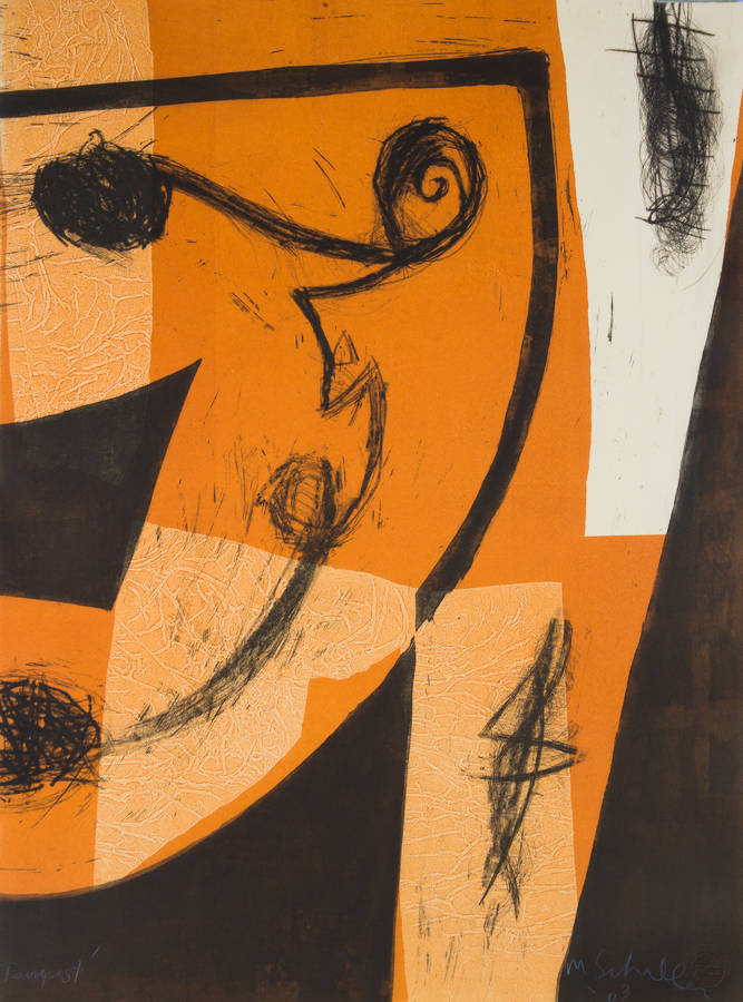 Mark Schaller 'The Tempest (Orange)'