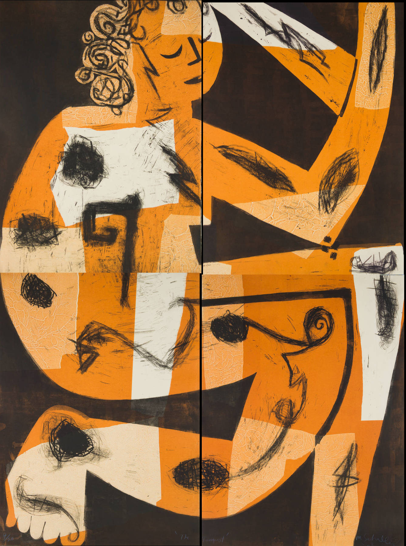 Mark Schaller 'The Tempest (Orange)'